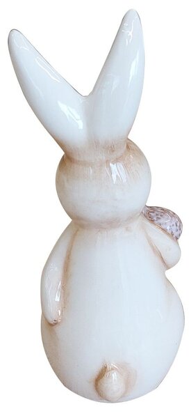 Zajíc keramický s růžovým srdcem 4000335 17cm