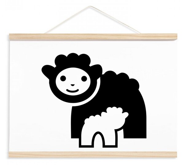 Pieris design Dětský plakát - ovečka