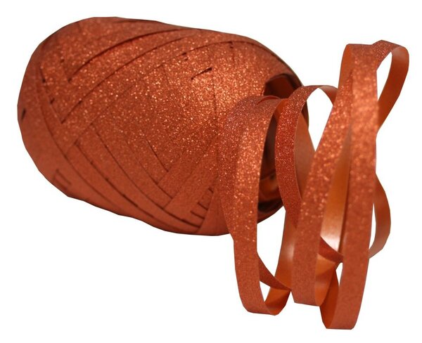 Stuhy glittrové 10m - 3ks oranžové 7023058