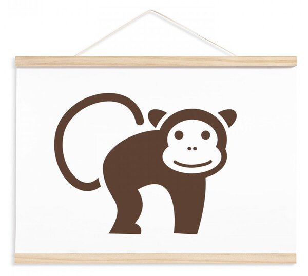 Dětský plakát/obrázek - opička