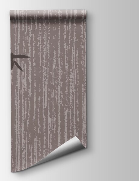 Fototapeta Bambusové stromy na zdi, Fototapety s bambusem, Populární fototapety, t00383 - Tapeko.co.cz