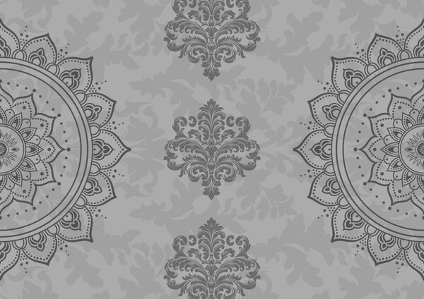 Fototapeta Šedý a bílý vzor, Designové fototapety na zeď, Populární fototapety, t00382 - Tapeko.co.cz