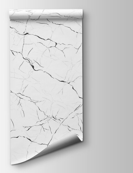 Fototapeta Bílý povrch s prasklinami, Mramorové fototapety, Populární fototapety, t00420 - Tapeko.co.cz
