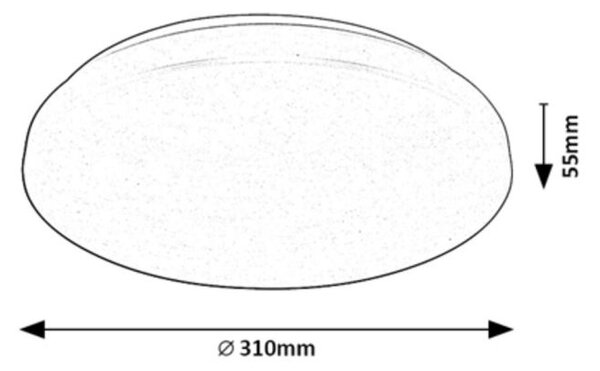 Rabalux Cerrigen nástěnné svítidlo 1x24 W bílá 71035