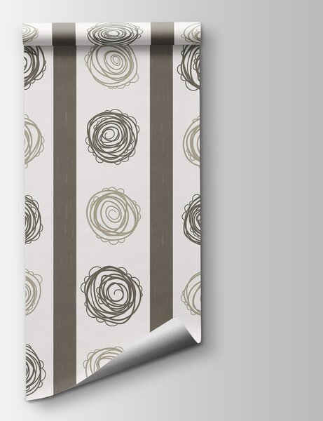 Fototapeta Vzor kruhů a čar, Abstraktní fototapety, Populární fototapety, t00437 - Tapeko.co.cz