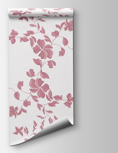Fototapeta Vzor růžových květů, Designové fototapety na zeď, Populární fototapety, t00430 - Tapeko.co.cz