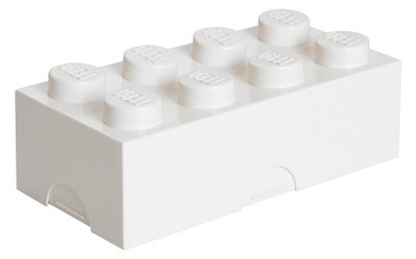 Bílý box na svačinu LEGO® Lunch 20 x 10 cm