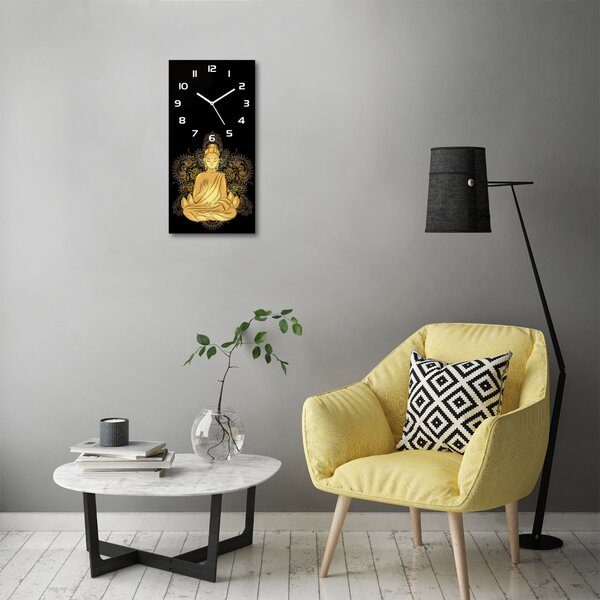 Nástěnné hodiny tiché Budha a mandala pl_zsp_30x60_f_112221840