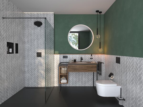 Hansgrohe EluPura S wc mísa se sedátkem s pomalým sklápěním závěsná bez splachovacího kruhu bílá 61119450