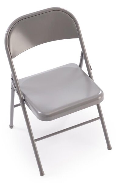Halmar Skládací židle K565 šedá
