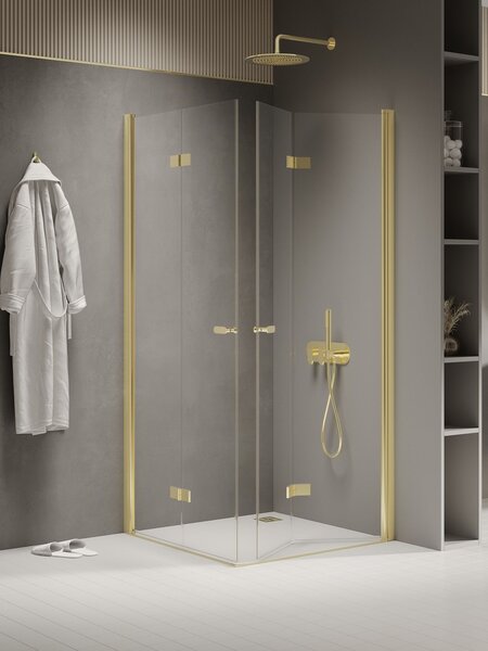 New Trendy New Soleo Light Gold sprchový kout čtvercový 90x90 cm K-1953