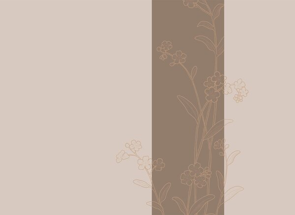 Fototapeta Elegantní květinový vzor na uklidňujícím pozadí, Květinové fototapety, Populární fototapety, t00413v2 - Tapeko.co.cz
