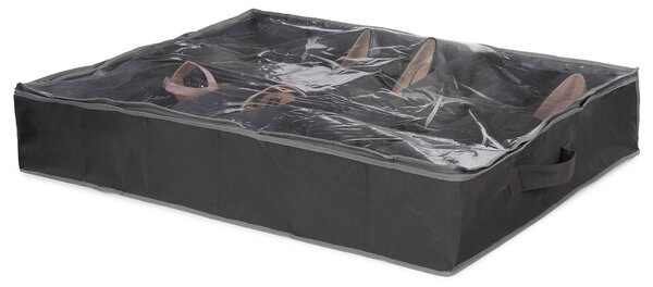 Organizér na boty Compactor Dora 76 x 60 x 15 cm, 12-dílný, tmavě šedý