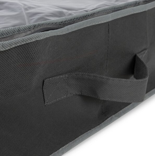 Organizér na boty Compactor Dora 76 x 60 x 15 cm, 12-dílný, tmavě šedý