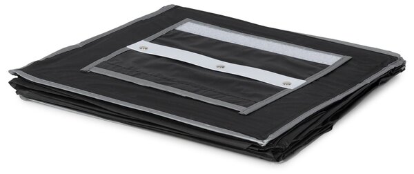 Závěsný organizér na oblečení Compactor URBAN 30 x 30 x 128 cm – 6 polic, černý