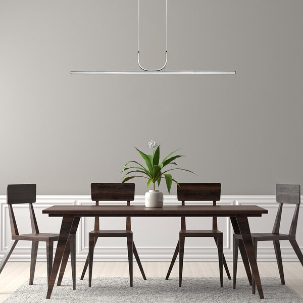 Rabalux Chromové závěsné LED svítidlo Elia 1200mm 25W 72129