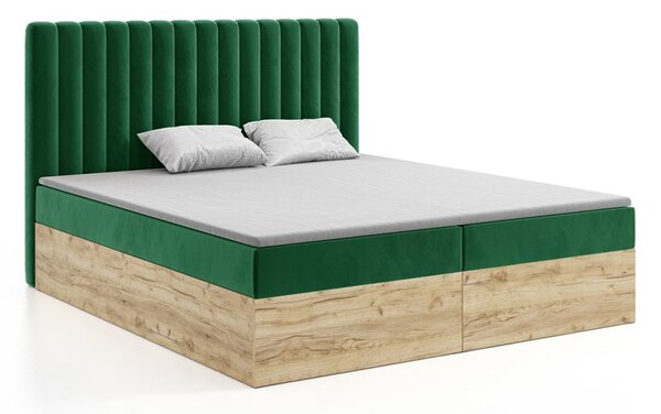 MD Kontinentální Boxspring postel CAMILA 140x200 výběr z barev KRONOS_28