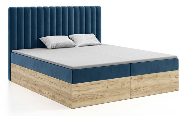 MD Kontinentální Boxspring postel CAMILA 140x200 výběr z barev KRONOS_28