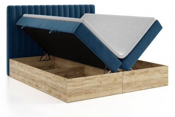 MD Kontinentální Boxspring postel CAMILA 140x200 výběr z barev KRONOS_28