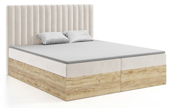 MD Kontinentální Boxspring postel CAMILA 140x200 výběr z barev KRONOS_28