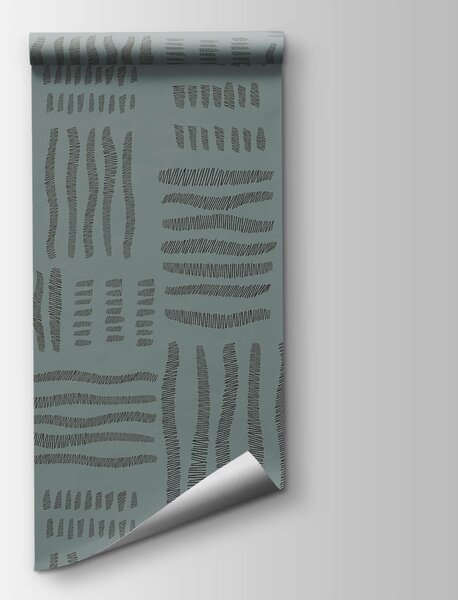 Fototapeta Vzor černých a bílých čar, Abstraktní fototapety, Populární fototapety, t00481 - Tapeko.co.cz