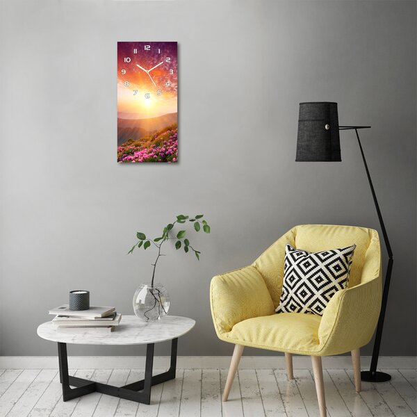 Nástěnné hodiny tiché Jaro v horách pl_zsp_30x60_f_33979561