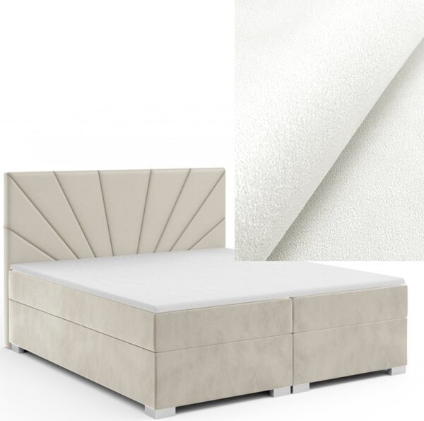 MD Kontinentální Boxspring postel MENSA 120x200 výběr z barev MANILA_00