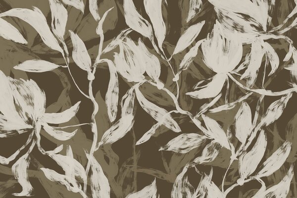Fototapeta Design botanických vzorů inspirovaný přírodou, Abstraktní fototapety, Populární fototapety, t00515v1 - Tapeko.co.cz