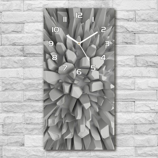 Nástěnné skleněné hodiny Abstrakce 3D pl_zsp_30x60_f_45557275