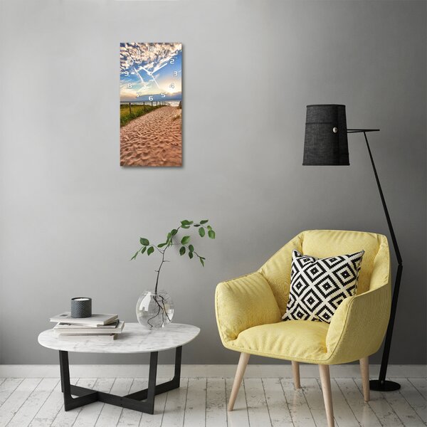 Nástěnné hodiny tiché Stezka na pláž pl_zsp_30x60_f_44498296