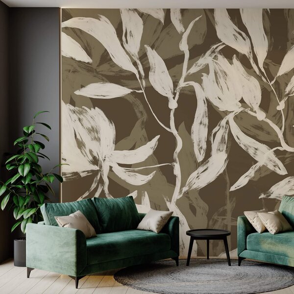 Fototapeta Design botanických vzorů inspirovaný přírodou, Abstraktní fototapety, Populární fototapety, t00515v1 - Tapeko.co.cz