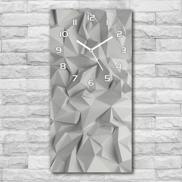 Nástěnné skleněné hodiny Abstrakce 3D pl_zsp_30x60_f_45558719