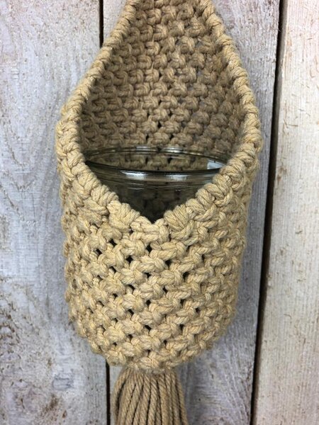 Macrame obaly na květiny Velikost: Malý