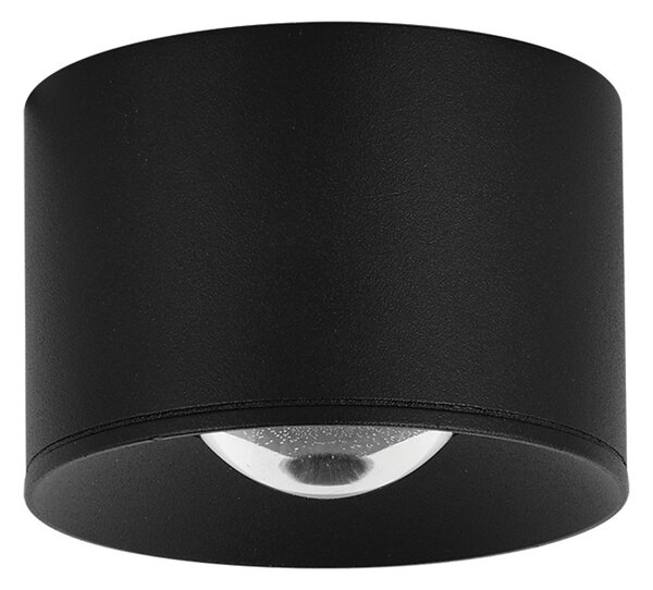 Zambelis S131 stropní LED svítidlo černé, 12W, 3000K, ø8cm