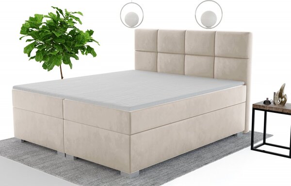 MD Kontinentální Boxspring postel ANTARES 120x200 výběr z barev MANILA_26