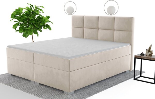 MD Kontinentální Boxspring postel ANTARES 120x200 výběr z barev MANILA_14
