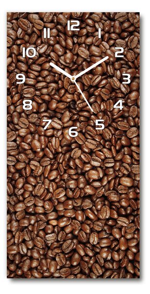 Moderní hodiny nástěnné Zrnka kávy pl_zsp_30x60_f_61382214