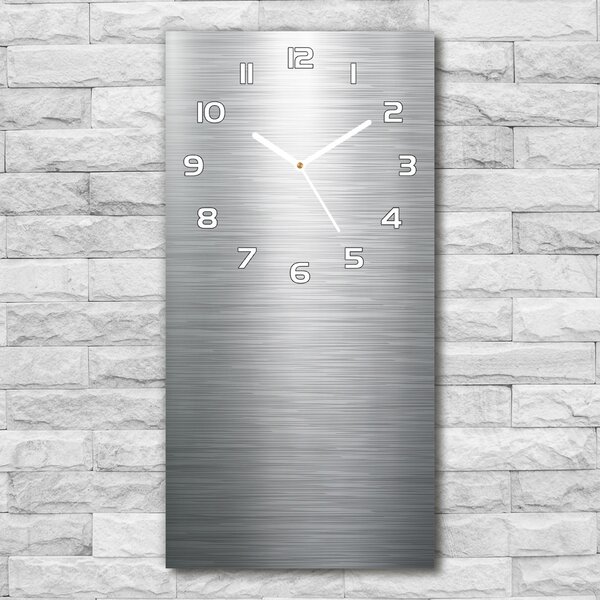 Nástěnné skleněné hodiny Kovové pozadí pl_zsp_30x60_f_60987278