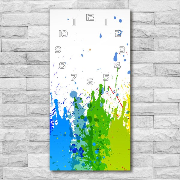 Nástěnné hodiny Abstraktní duha pl_zsp_30x60_f_63764616