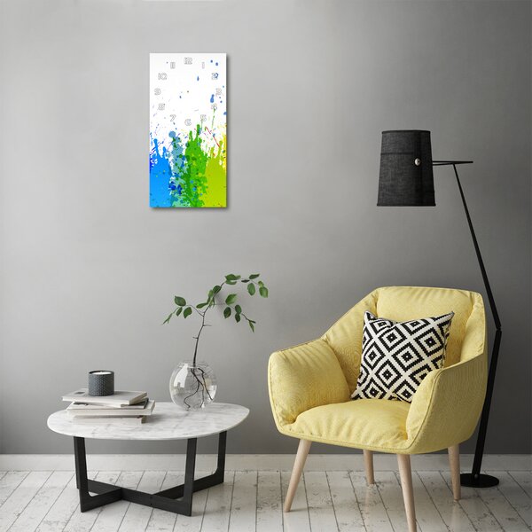 Nástěnné hodiny Abstraktní duha pl_zsp_30x60_f_63764616