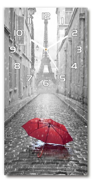Nástěnné hodiny tiché Deštník Francie pl_zsp_30x60_f_65130682
