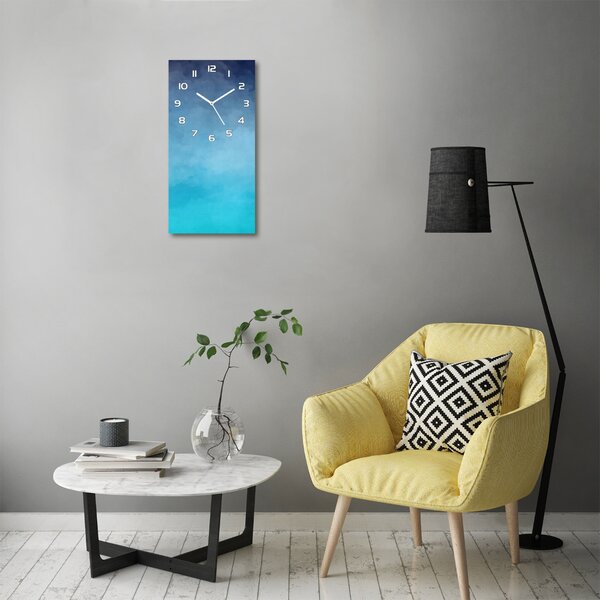 Moderní skleněné hodiny na stěnu Dým pl_zsp_30x60_f_66423081