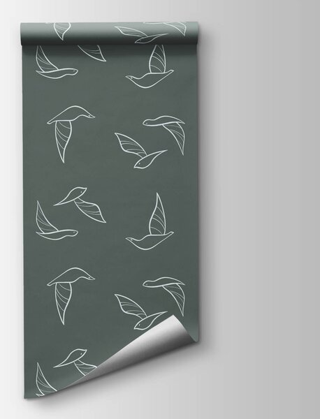 Fototapeta Vzor letu ptáků, Fototapety se zvířaty, Populární fototapety, t00584 - Tapeko.co.cz