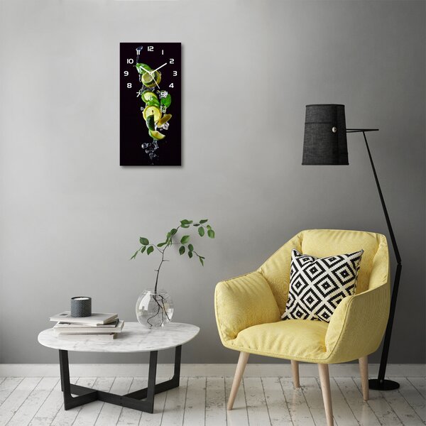 Nástěnné hodiny Limetka a citron pl_zsp_30x60_f_66945835