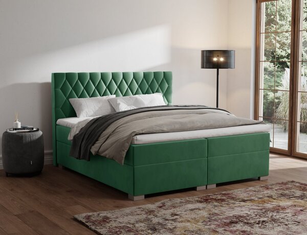 MD Kontinentální Boxspring postel GEMINI 120x200 výběr z barev MANILA_26