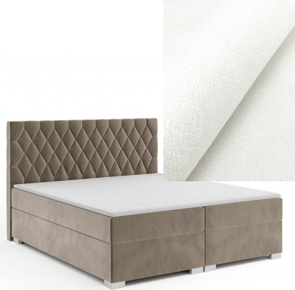 MD Kontinentální Boxspring postel GEMINI 120x200 výběr z barev MANILA_00