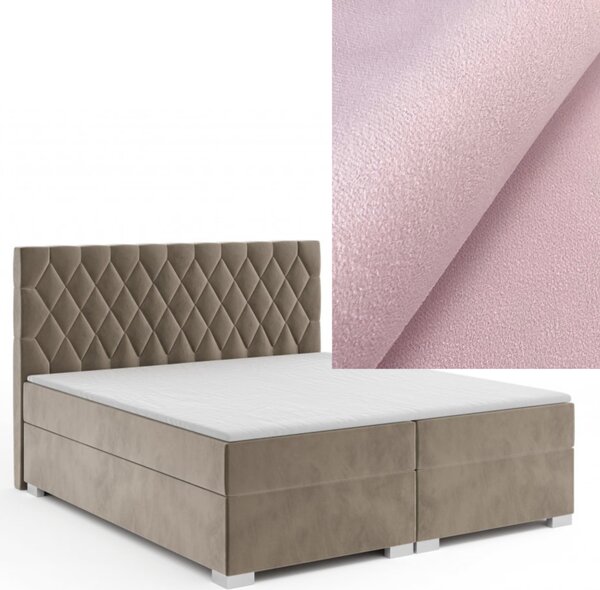 MD Kontinentální Boxspring postel GEMINI 120x200 výběr z barev MANILA_09