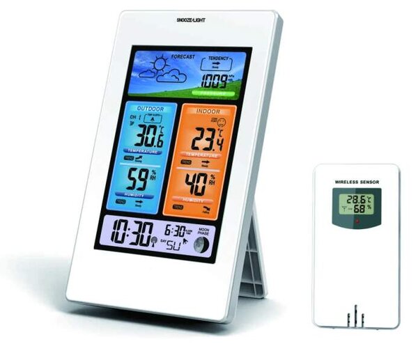 JVD Barevná rádiem řízená meteorologická stanice JVD RB3374