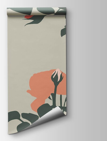 Fototapeta Květinový design s živými barvami, Fototapety s listy, Populární fototapety, t00600 - Tapeko.co.cz