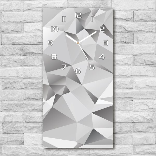 Nástěnné skleněné hodiny Abstrakce 3D pl_zsp_30x60_f_72182764